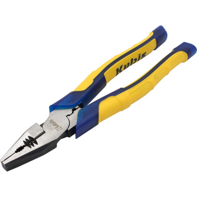 Плоскогубцы KUBIS PowerGripper 230 мм, CrNi, смещенный шарнир 35% меньше усилий, HRC 55-60