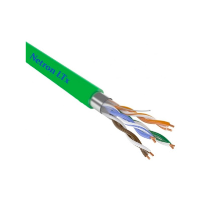 Кабель Витая пара F/UTP Cat 5e PVCLS нг(А)-LSLTx 4x2x0.52 мм Netron