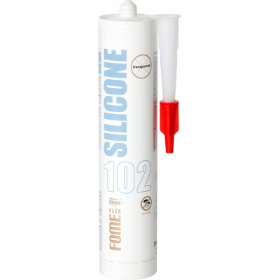 Силиконовый герметик FOME FLEX SANITARY SILICON 102 (прозрачный; 310 мл)