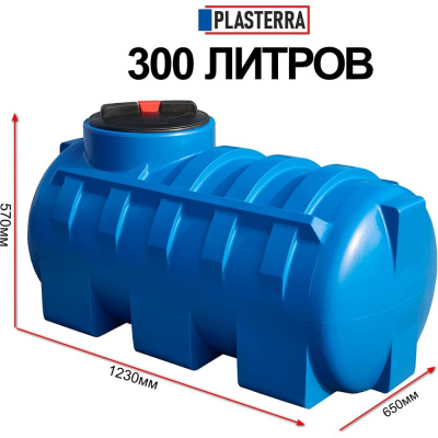 Емкость горизонтальная PLASTERRA PT GL300