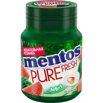 Жевательная резинка Mentos Pure Fresh Арбуз, 54г