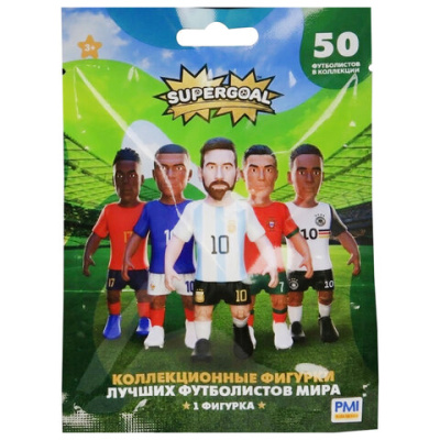 Коллекционная фигурка "Угадай, кто внутри!", футболисты-суперзвезды, SUPERGOAL, АССОРТИ, FUNKY TOYS, SM2005