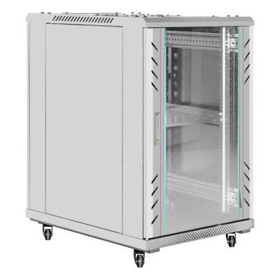 Шкаф телекоммуникационный ExeGate 19 напольный 18U EC-FS-18U.600.800.G.GREY 19”, 18U, 600x800x987mm ШхГхВ