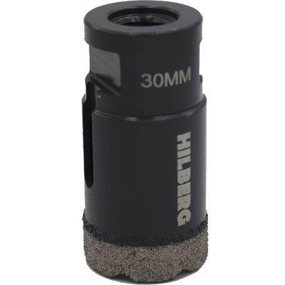 Алмазная коронка по керамике и керамограниту Hilberg Super Hard HH630