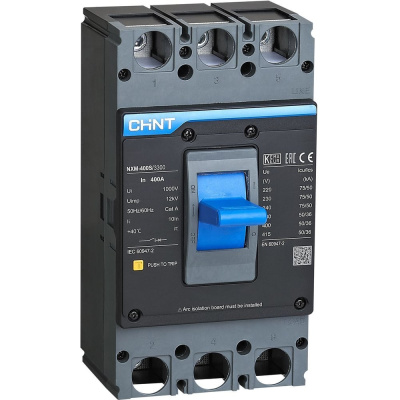 Автоматический выключатель CHINT 3п 400А 50кА NXM-400S (R)