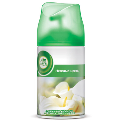 Сменный баллон для освежителя воздуха Airwick Freshmatic "Нежные цветы", 250мл