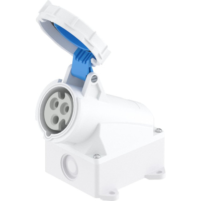 Розетка настенная DKC WS IP67 63A 2P E 230В
