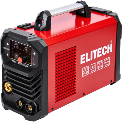 Сварочный инвертор Elitech MIG/MAG АИС 180 СИН ЖК