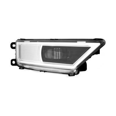 Фары противотуманные светодиодные MTF Light TIGUAN II, линза, 12В, 5000К, 8Вт, ЕСЕ R19, E4, компл. FL10TG