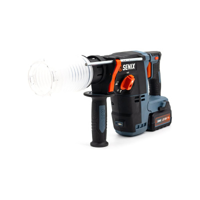 Перфоратор SENIX SDS-plus, серии X2 20В 2.0Дж, 24 мм, 1х5Ач, ЗУ, кейс PDRX2-M4-EU