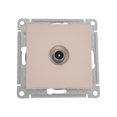 Оконечная tv розетка Systeme Electric Atlasdesign песочный, 1db