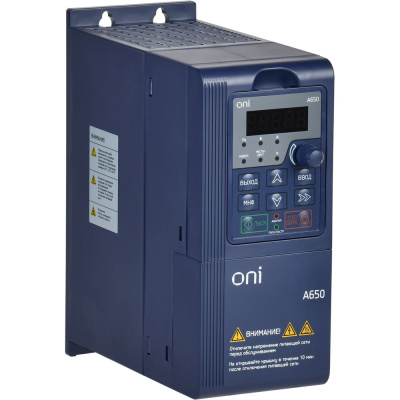 Преобразователь частоты ONI A650 380В 3Ф 2,2кВт 5,5А M