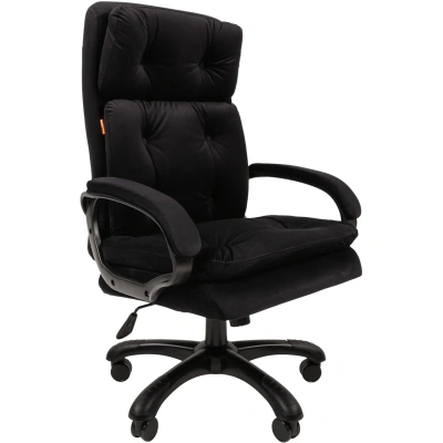 Кресло VT_Chairman 442 ткань R 015 черный пластик черный