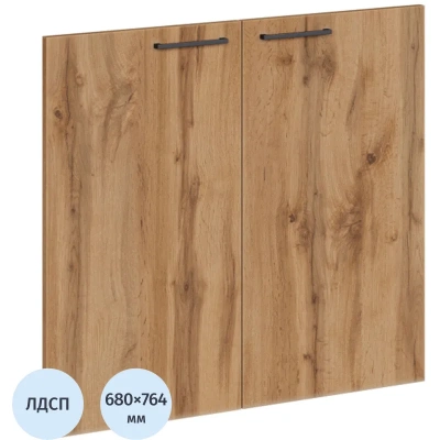 Двери низкие К-Loft 2 шт. 241H008 764х680 дуб натур
