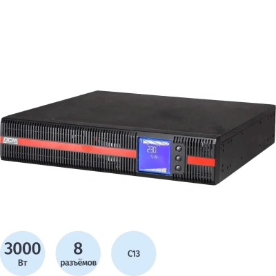 ИБП Powercom MACAN MRT-3000SE 3000VA/3000W,Rack/Tower, 8xC13