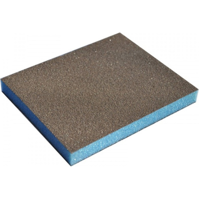 Губка шлифовальная S-ABRASIVE 2-сторонняя, 120x98x13 мм, P60, 10 шт Сегмент-Абразив