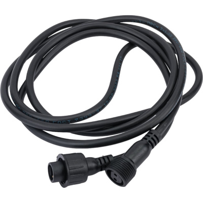 Удлинитель TEAMPROF 2 м, 2 pin, чёрный TPF-EC2-2-B