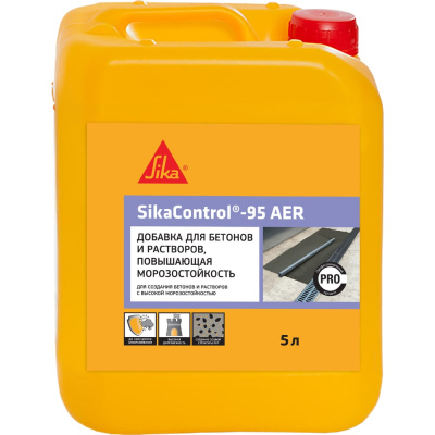 Воздухововлекающая добавка для бетонов и растворовSikaControl®-95 Aer – воздухововлекающая добавка нового поколения для