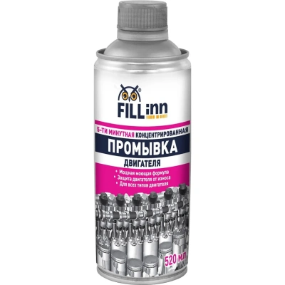 Очиститель 5-ти минутная концентр промывка двигателя FILL INN 520мл (FL017)