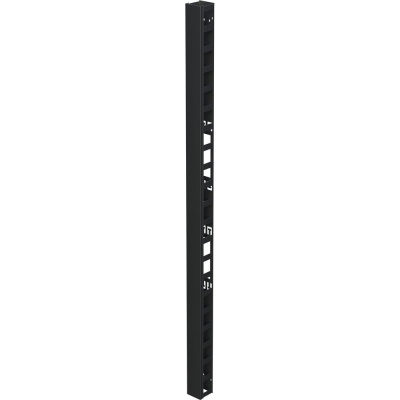 Вертикальный организатор DKC с крышкой 47U, 60 мм, для IT CQE RAL9005 1 шт