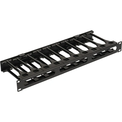Кабельный органайзер 19 LANMASTER LAN-ORG-PF/S-1U