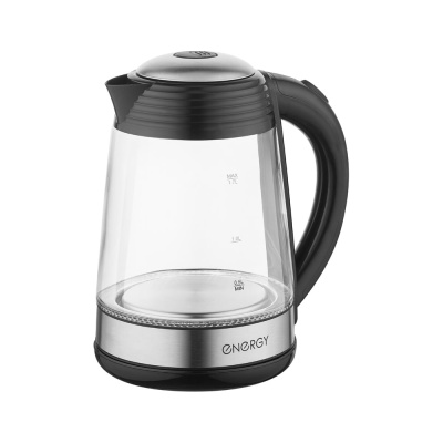 Чайник Energy E-251 1.7 л стекло пластик цвет черный