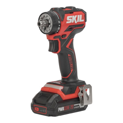 Аккумуляторная дрель-шуруповерт SKIL QD6293 с 4 мя насадками, 2 АКБ(2Ач)+ЗУ