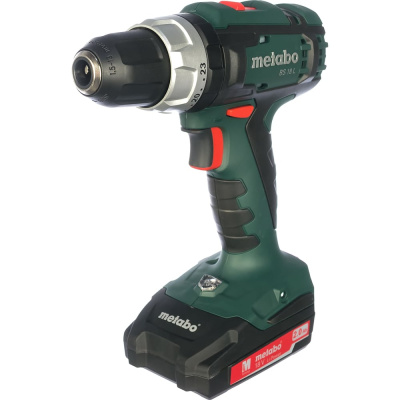 Аккумуляторная дрель Metabo BS 18 L 50Нм,2x2Ач,кейс