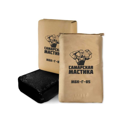 Мастика битумная кровельная горячая Самарская МБК-Г-85 40кг 7499
