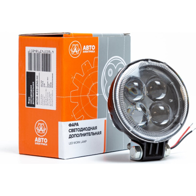 Фара рабочего света Автоэлектрика LED круглая, направленный (дальний) свет