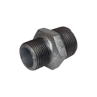 Ниппель переходной Fittex PLUS чугун оцинкованный, Ду40x32, 1 1/2"х1 1/4" НР 128-4325