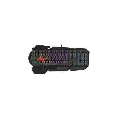 Клавиатура A4TECH B310N черный USB Multimedia for gamer LED кабель 1.8м