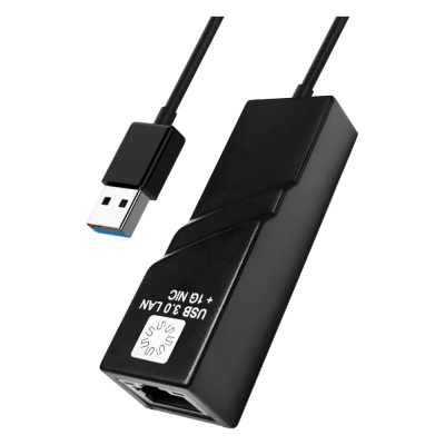 Сетевая карта 5bites USB3.0, RJ45 1гигабит, 10см