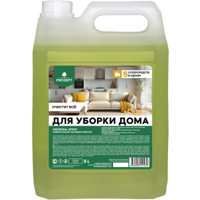 Универсальное моющее и чистящее средство PROSEPT Universal Spray 5 л 105-5 не требует смывания и не оставляет разводов