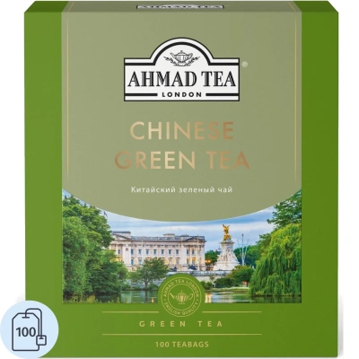 Чай Ahmad Tea "Китайский", зеленый, 100 пакетиков по 1,8г