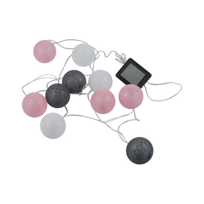 Садовая гирлянда на солнечной батарее Uniel USL-S-230/PM1800 COTTON BALLS-1