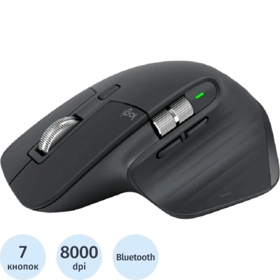 Мышь компьютерная LOGITECH (910-006559/910-006565) MX Master 3S WL Graphite