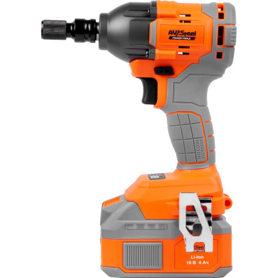 Гайковерт аккумуляторный AV Steel AV-IW 18/400 BL (1x4Ah)