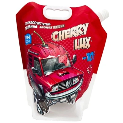 Жидкость незамерзающая марка 02,Fin tippa -10С,Cherry lux,3л,Дой-пак