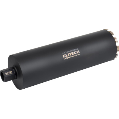 Коронка для алмазного бурения 132х450 мм 1110.012200 HD Elitech