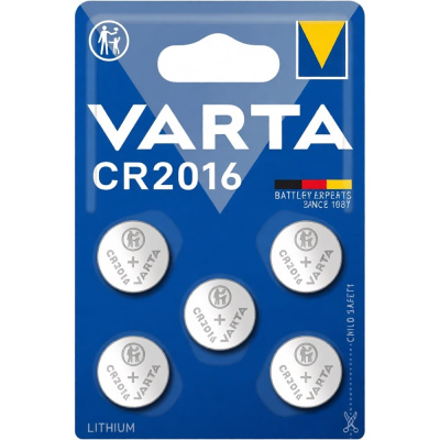 Батарейки Varta Lithium CR2016 BL5