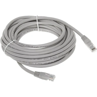Патч-корд ExeGate FTP-RJ45-RJ45-C5e-10M-GY,cat.5e, 10м, серый <EX272305RUS