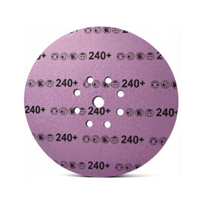 Круг шлифовальный Ceramic 775 Velcro P240 (Ø225мм/9 отв), упак. 25 шт. PremFix