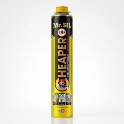 Клей-пена универсальный Mr.SiL Cheaper 14+, 850 грамм в баллоне