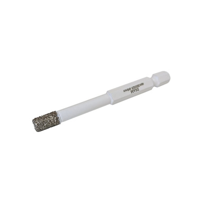 Сверло алмазное Diam 6x35x1/4-HEX-E "V-TECH" Вакуумная Технология серия Экстра (Керамогранит,гранит,мрамор)
