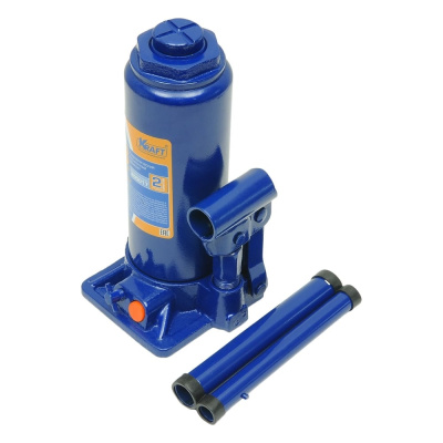 Бутылочный домкрат KRAFT 8 т, min 230mm-max 465mm KT