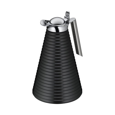 Вакуумный термокувшин со стеклянной колбой Alfi Achat Midnight black 1L