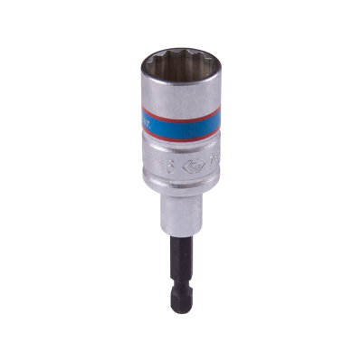 Головка двенадцатигранная 1/4", 16х80 мм KING TONY