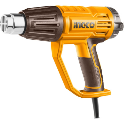 Строительный фен INGCO INDUSTRIAL 2000 Вт, ЖК-дисплей