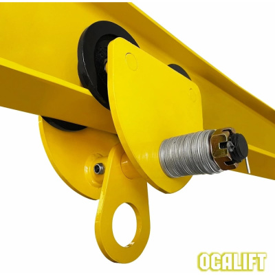 Каретка ручная OCALIFT 2т тип GCT тележка на двутавр холостая без привода